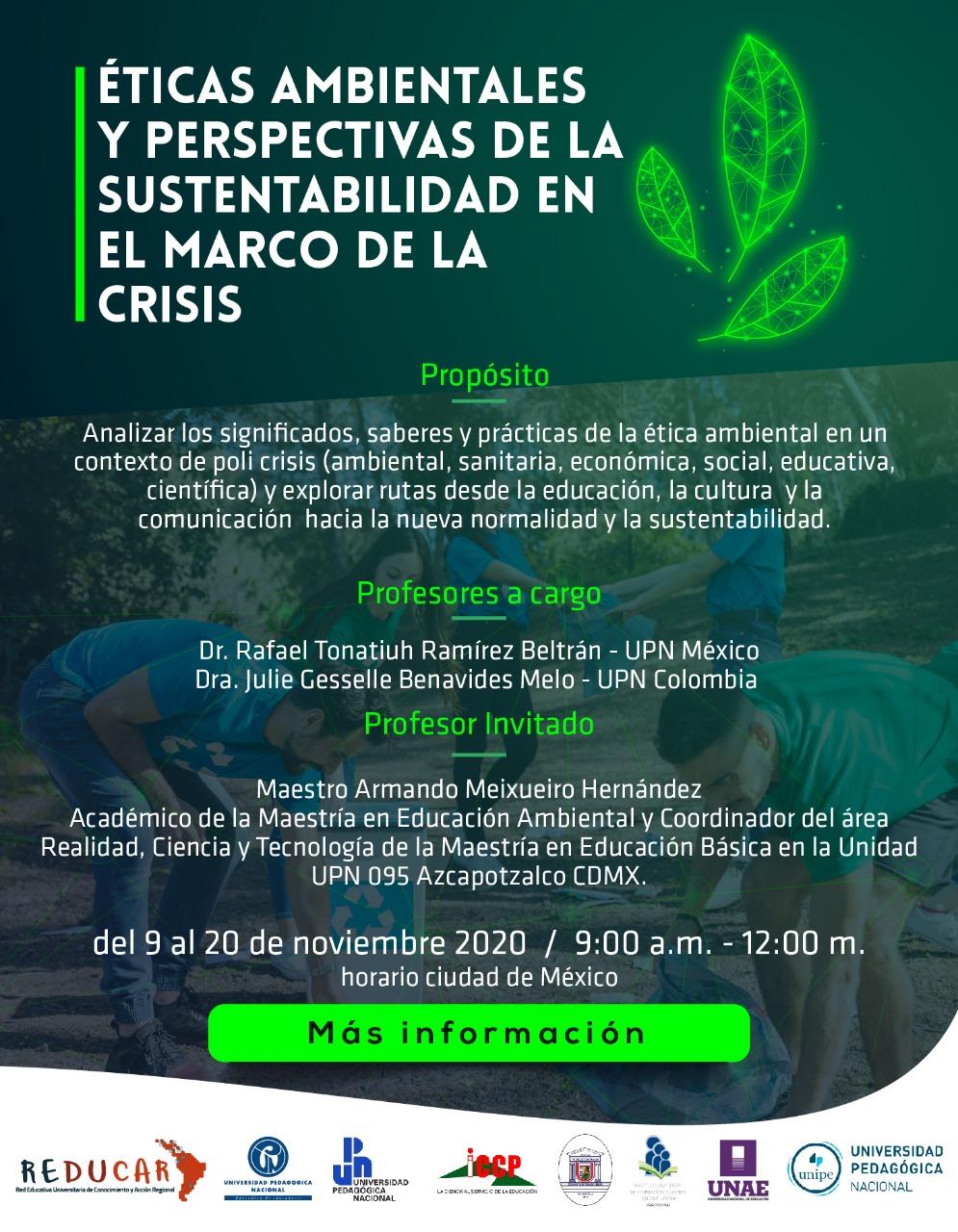 Curso internacional sobre  Éticas Ambientales